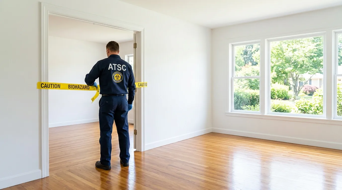 Certified biohazard cleanup crew performing Decomposition Cleanup in Vail